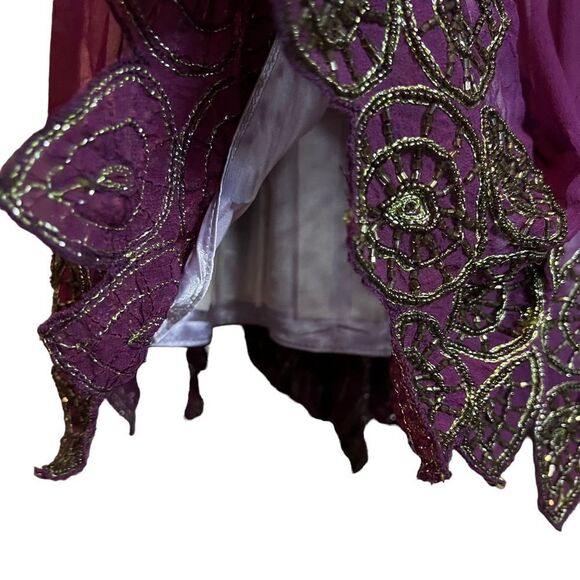 Adrianna Papell‎ evening silk beaded mini dress - Picture 7 of 11